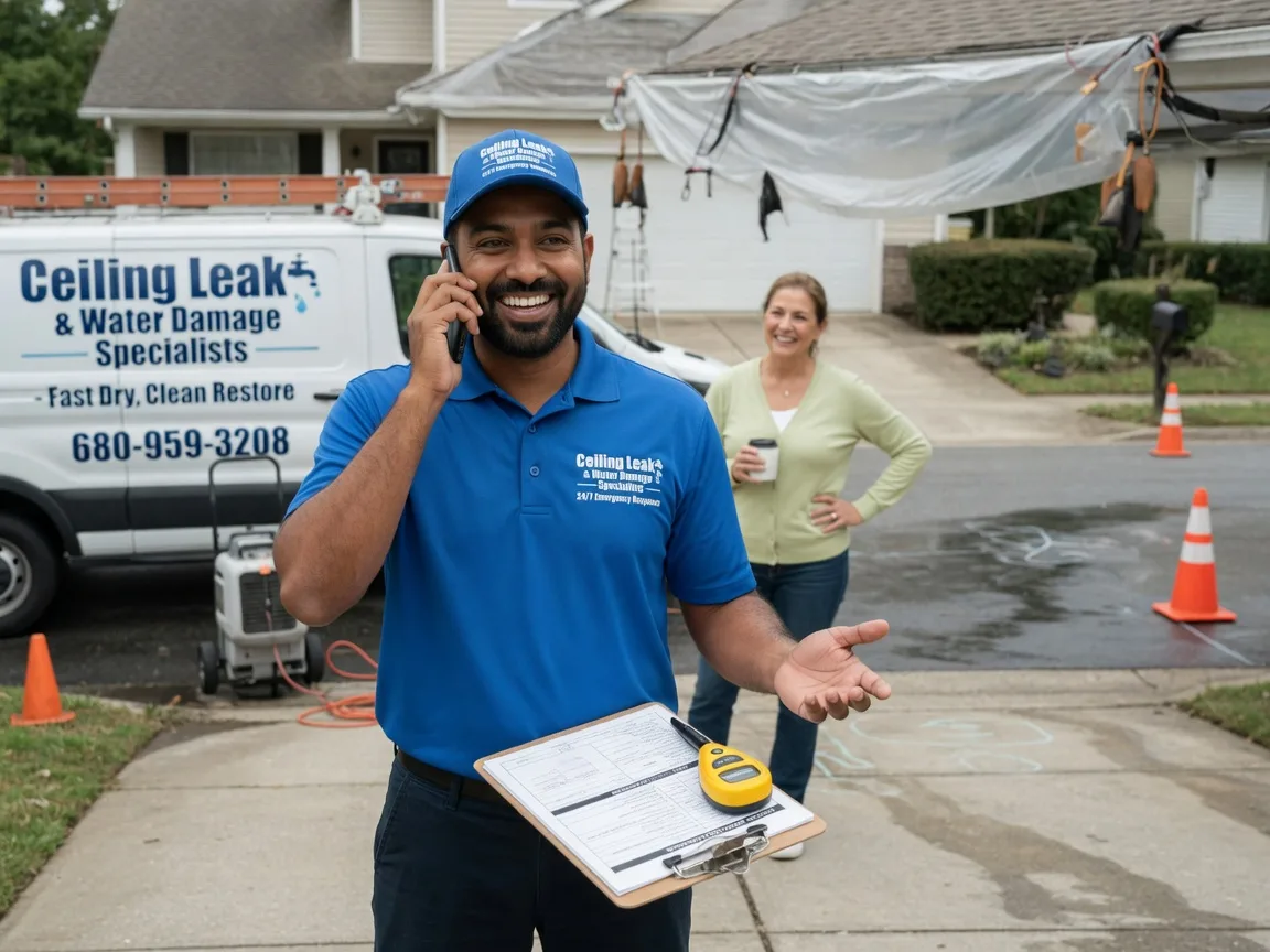 Ceiling Leak Cleanup Maida, ND FAQs